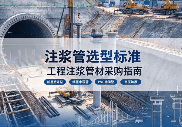 城中注浆管选型标准